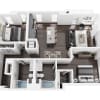 Floor plan: 2x2-2BDC