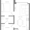 Floor plan: One Bedroom K