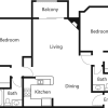 Floor plan: Hepburn split