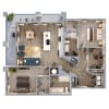 Floor plan: B4D