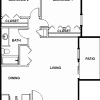 Floor plan: 2x1