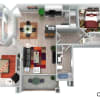 Floor plan: Carribbean Beach Renovated