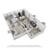 Floor plan: A1 Arcadian 1BD, 1BA