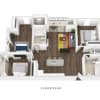 Floor plan: Three Bedroom Two Bath Alt