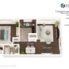 Floor plan: One Bedroom