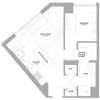Floor plan: 1 Bed/1 Bath-1.1J