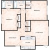 Floor plan: 2x2