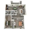 Floor plan: B2 Platinum