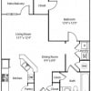 Floor plan: 1B