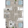 Floor plan: C1