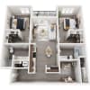 Floor plan: C3