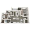 Floor plan: C-1