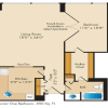Floor plan: 1 Bedroom - 1 Bath | A01