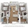 Floor plan: B1 - Onyx