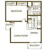 Floor plan: 1A