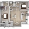 Floor plan: 2X2D