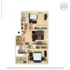 Floor plan: 2x2CR