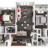 Floor plan: Deluxe Two Bedroom