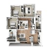 Floor plan: 3x2 B