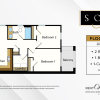 Floor plan: Exterior Plan A - 2x1 796sqft (upstairs)