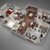 Floor plan: 3B