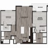 Floor plan: B2a