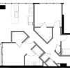 Floor plan: 2K w/ Balcony