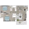 Floor plan: B1 Renovated