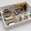 Floor plan: Hines