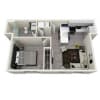 Floor plan: 1x1 A