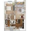 Floor plan: A1-1-Var-718