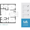 Floor plan: C1