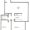 Floor plan: 2 Bedroom 1 Bath