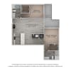 Floor plan: C6 2Bedroom 2 Bath