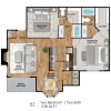 Floor plan: The 1100
