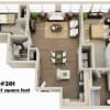 Floor plan: 2x2
