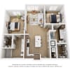 Floor plan: B2A
