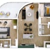 Floor plan: B2 - Penthouse
