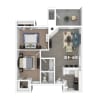 Floor plan: 2x1 Upgrade