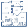 Floor plan: B1 Renovated