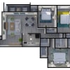 Floor plan: 3 Bedroom