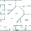 Floor plan: 2 Bed/2 Bath-B6