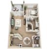 Floor plan: The Dilworth W/Patio