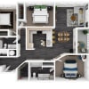 Floor plan: C1