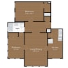 Floor plan: Two Bedroom