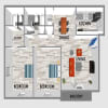 Floor plan: 2x2
