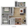 Floor plan: B2 - Bridgeport