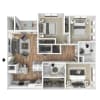 Floor plan: 3 x 2