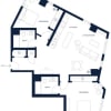 Floor plan: 2 Bed/2 Bath-D2