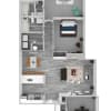Floor plan: B2 with Den